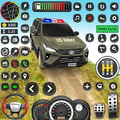 Скачать взлом Flying Prado Car Robot Game  [МОД Menu] - последняя версия apk на Андроид