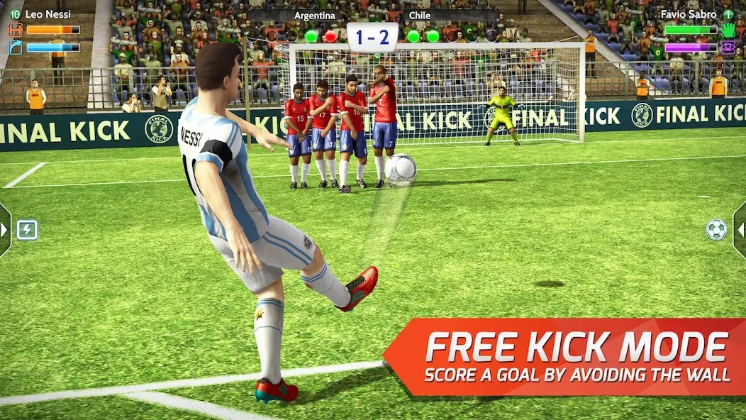 Final Kick: Online Soccer (Финаль кик)  [МОД Меню] Screenshot 2