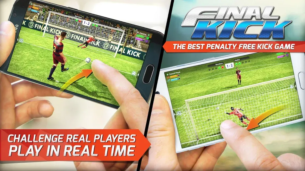 Final Kick: Online Soccer (Финаль кик)  [МОД Меню] Screenshot 3