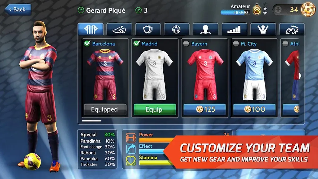 Final Kick: Online Soccer (Финаль кик)  [МОД Меню] Screenshot 5