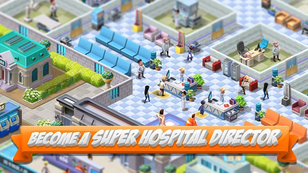 Sim Hospital2-Simulation (Сим Хоспитал2)  [МОД Menu] Screenshot 3