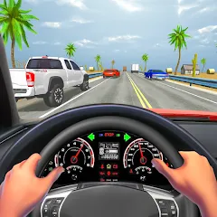 Взлом Traffic Racing In Car Driving (Трафик Рейсинг Ин Кар Драйвинг)  [МОД Бесконечные монеты] - последняя версия apk на Андроид