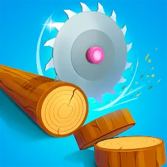 Скачать взломанную Idle Cutter: Wood Slice (Айдл Катер)  [МОД Menu] - последняя версия apk на Андроид