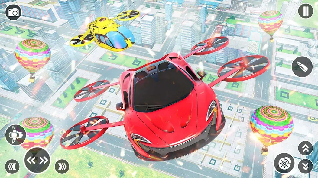 Flying Car Robot Shooting Game  [МОД Mega Pack] Screenshot 5