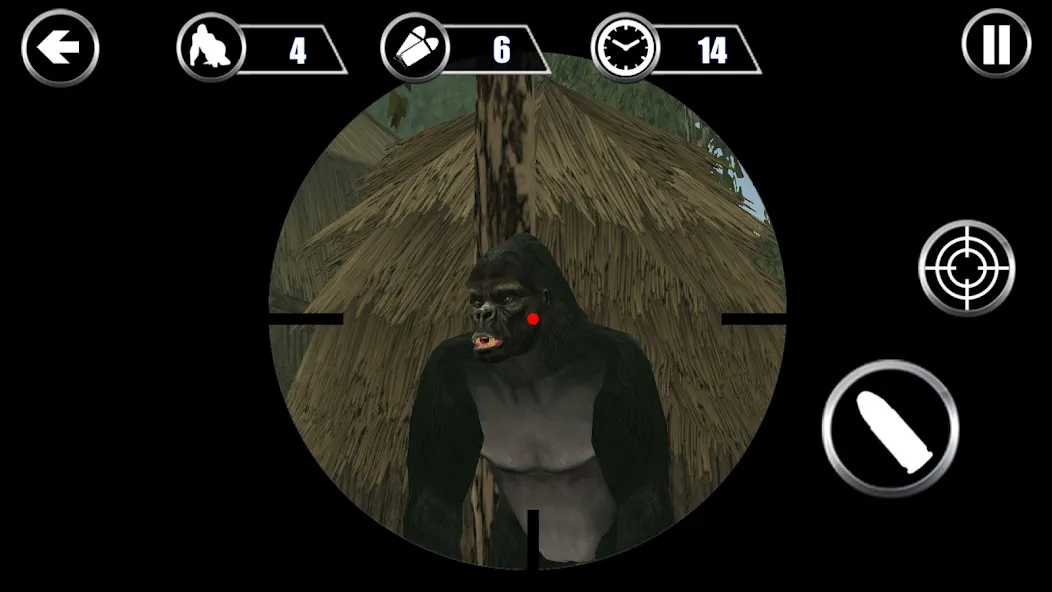 Gorilla Hunter: Hunting games (Горилла Хантер)  [МОД Бесконечные деньги] Screenshot 4