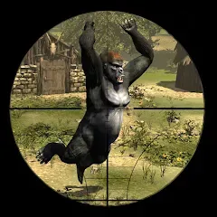 Скачать взломанную Gorilla Hunter: Hunting games (Горилла Хантер)  [МОД Бесконечные деньги] - стабильная версия apk на Андроид