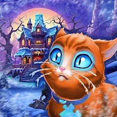 Взломанная Chloe's Merge: House Design (Хэллоуин Мердж)  [МОД Mega Pack] - последняя версия apk на Андроид