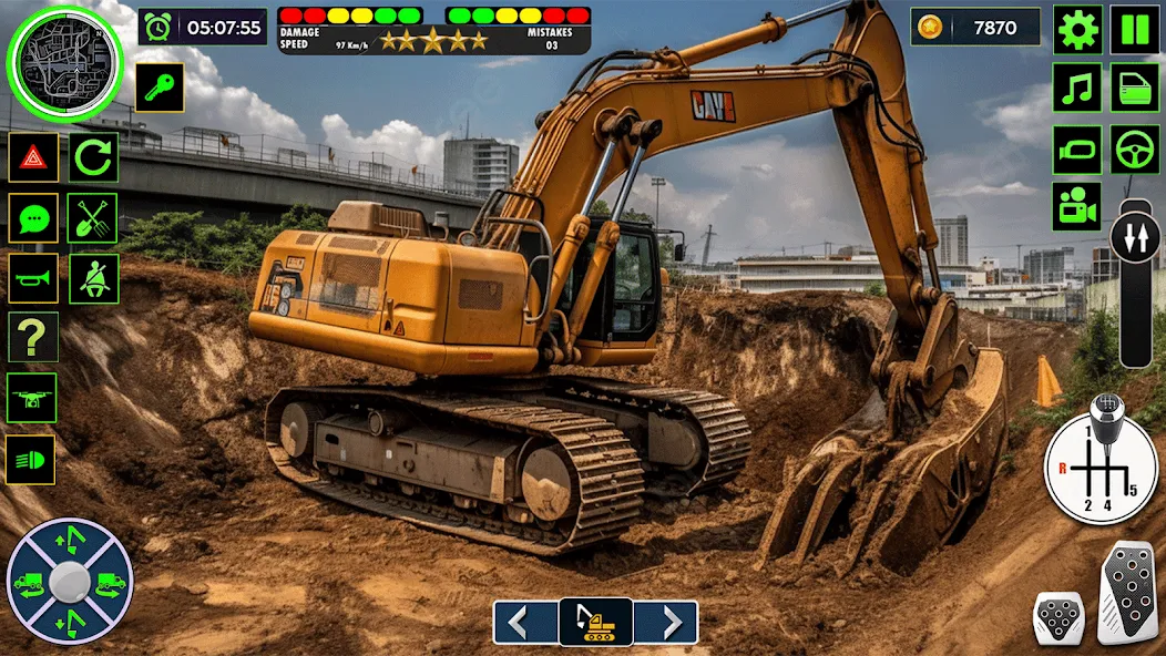 Real Road Construction Games (Реал Роад Конструкшн Геймс)  [МОД Unlocked] Screenshot 1