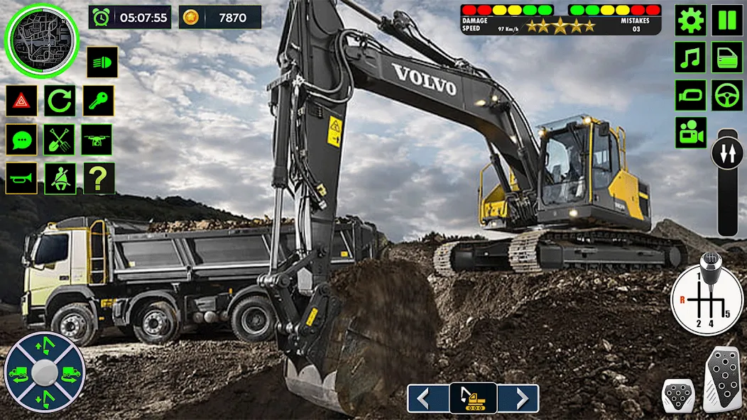 Real Road Construction Games (Реал Роад Конструкшн Геймс)  [МОД Unlocked] Screenshot 4