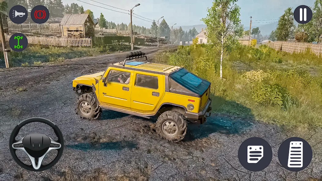 4x4 Jeep Offroad Car Driving (Джип Оффроуд Автомобиль Вождения)  [МОД Menu] Screenshot 5