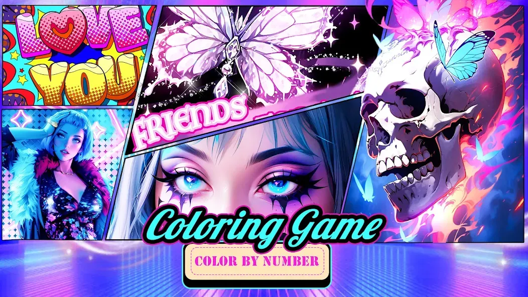 Coloring Games-Color By Number  [МОД Unlimited Money] Screenshot 1