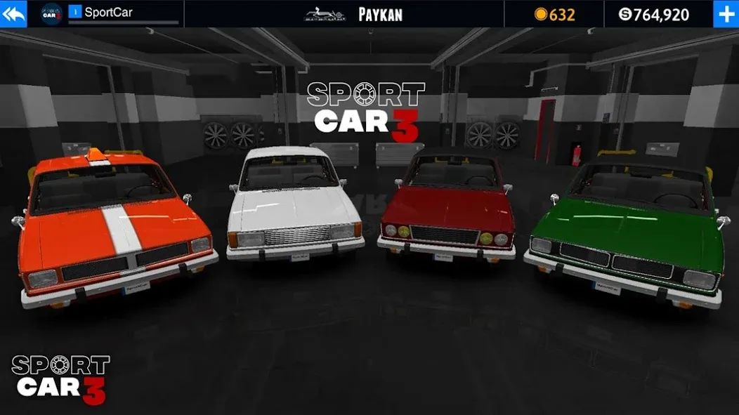 Sport car 3 : Taxi & Police - (Спорткар 3)  [МОД Бесконечные монеты] Screenshot 4