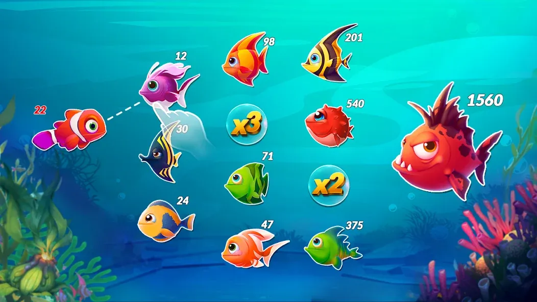 Big Eat Fish Games Shark Games  [МОД Бесконечные деньги] Screenshot 5