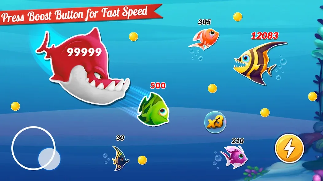 Fish.IO Fish Games Shark Games (Фиш Ай О Фиш Геймс Шарк Геймс)  [МОД Mega Pack] Screenshot 1