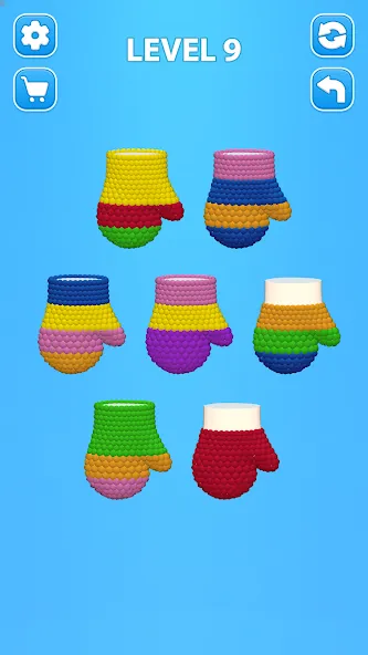 Cozy Knitting: Sorting games (Кози Ниттинг)  [МОД Все открыто] Screenshot 2