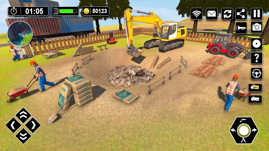 Wood House Construction Game  [МОД Меню] Screenshot 5