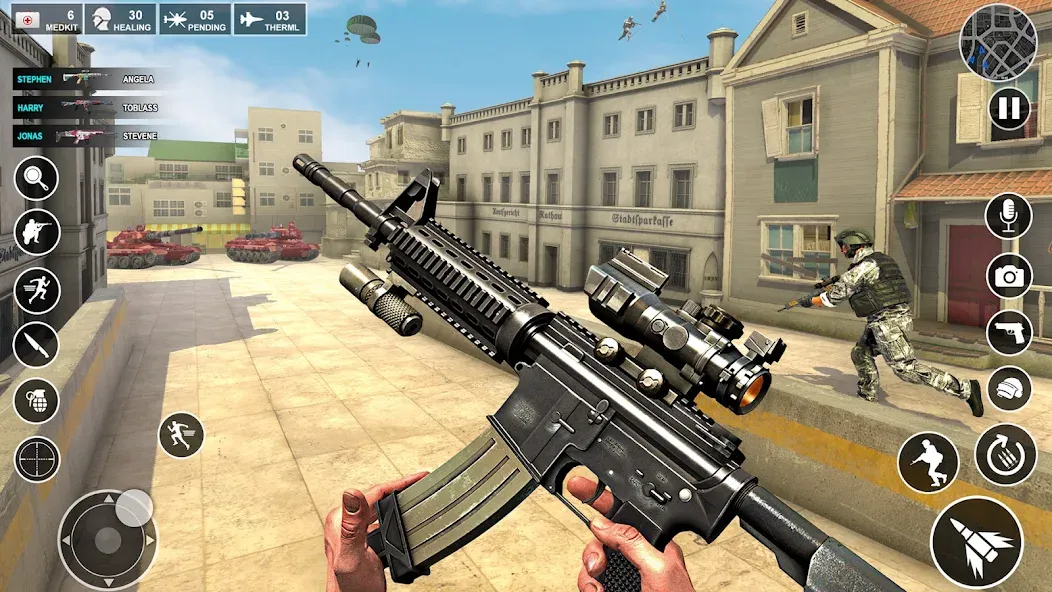 Anti Terrorist Shooting Game  [МОД Бесконечные деньги] Screenshot 1