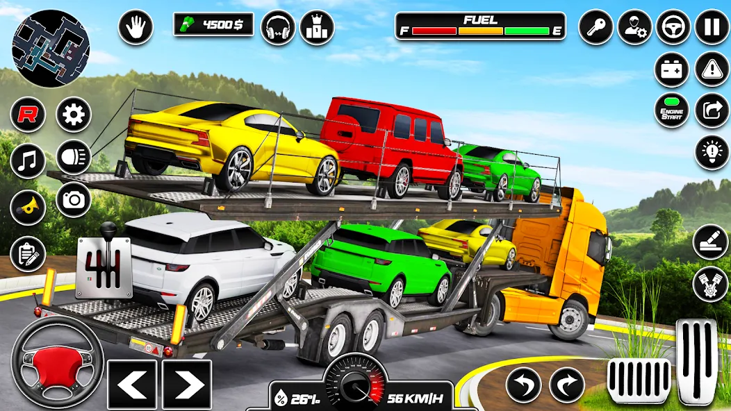 Car Transporter 3d:Truck Games  [МОД Много денег] Screenshot 2