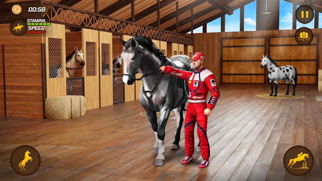 Horse Racing Game: Horse Games  [МОД Меню] Screenshot 1