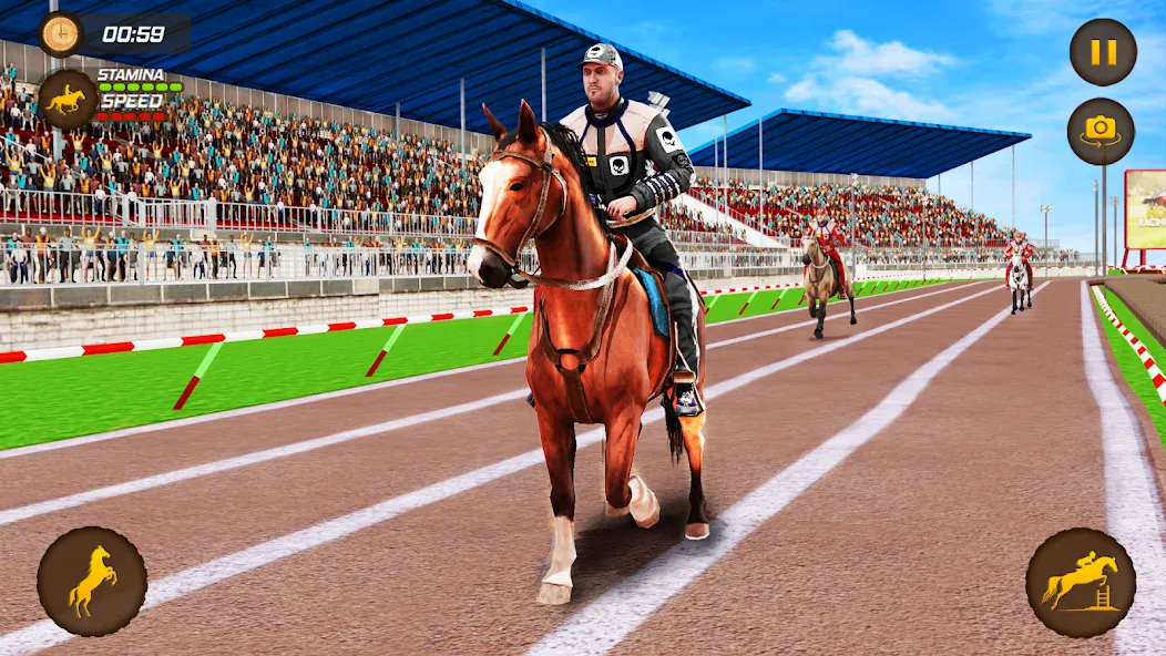 Horse Racing Game: Horse Games  [МОД Меню] Screenshot 3