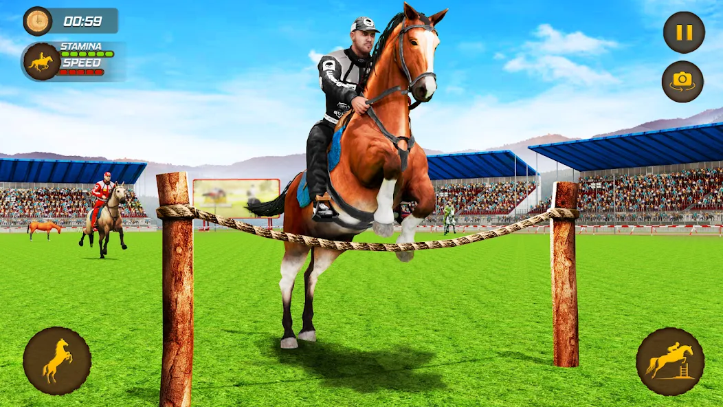 Horse Racing Game: Horse Games  [МОД Меню] Screenshot 5