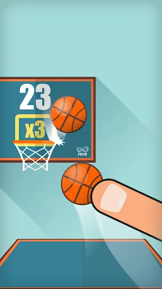 Basketball FRVR - Dunk Shoot (Баскетбол ФРВР)  [МОД Unlimited Money] Screenshot 3