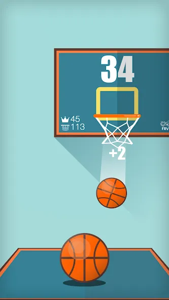 Basketball FRVR - Dunk Shoot (Баскетбол ФРВР)  [МОД Unlimited Money] Screenshot 4