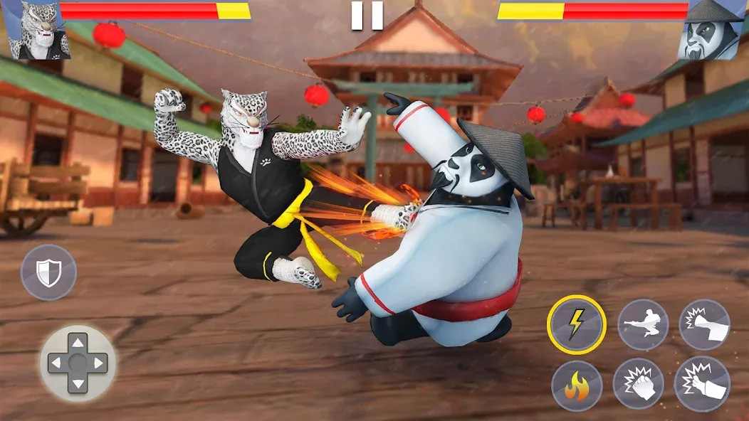 Kung Fu Animal: Fighting Games (Кунгфу животное)  [МОД Mega Pack] Screenshot 2