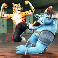 Скачать взлом Kung Fu Animal: Fighting Games (Кунгфу животное)  [МОД Mega Pack] - стабильная версия apk на Андроид