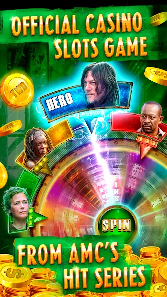 The Walking Dead Casino Slots (Зе Вокинг Дед Казино Слотс)  [МОД Меню] Screenshot 2