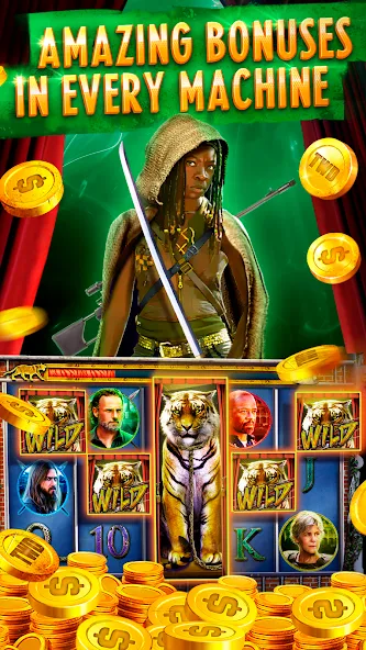 The Walking Dead Casino Slots (Зе Вокинг Дед Казино Слотс)  [МОД Меню] Screenshot 4