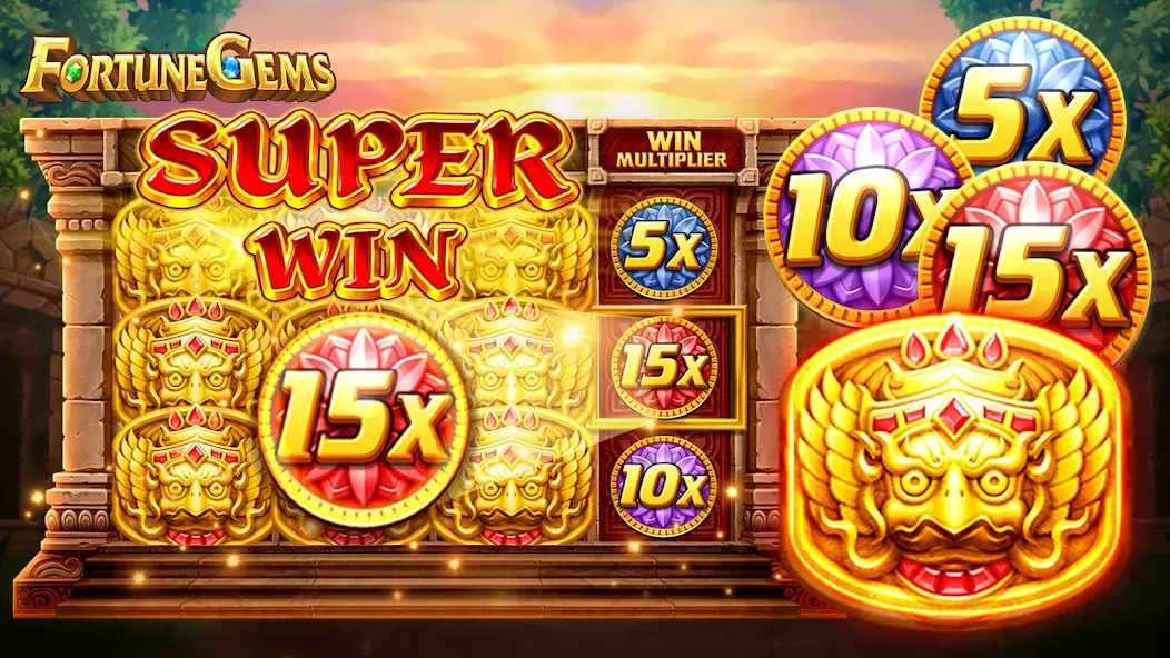 Slot Fortune Gems-TaDa Games (Слот Форчун Гемс)  [МОД Бесконечные монеты] Screenshot 2