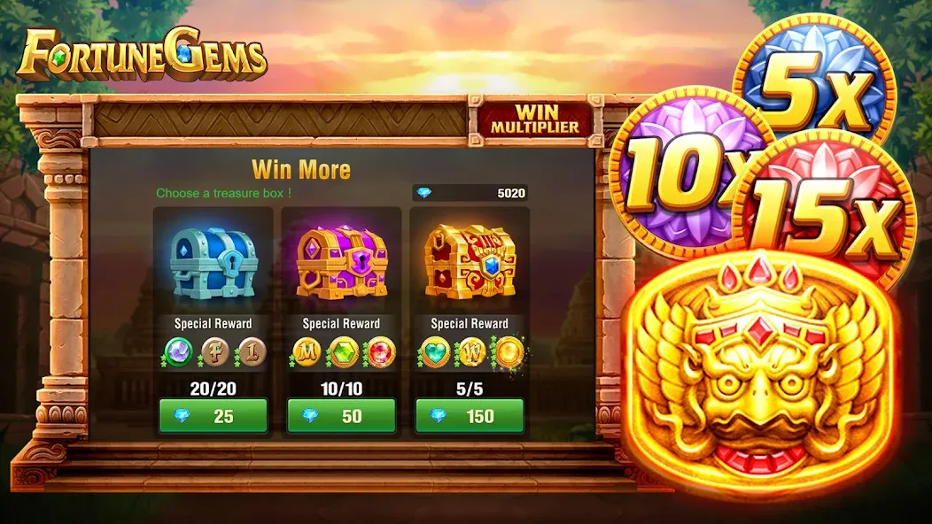 Slot Fortune Gems-TaDa Games (Слот Форчун Гемс)  [МОД Бесконечные монеты] Screenshot 4