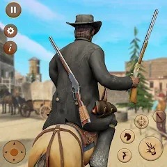 Взломанная West Cowboy Shooting Games 3D  [МОД Много денег] - последняя версия apk на Андроид