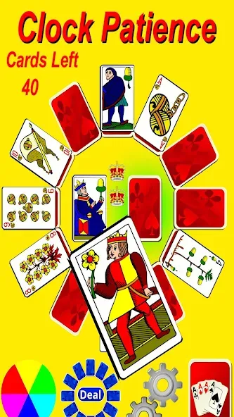 Clock Patience Solitaire (Клок Пэйшенс Солитер)  [МОД Много денег] Screenshot 3