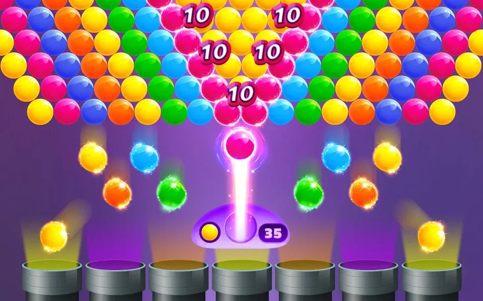 Action Bubble Game (Экшн Бабл Игра)  [МОД Много монет] Screenshot 1