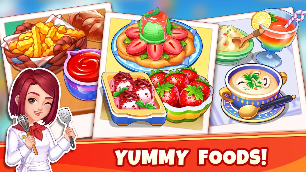 Cooking Wonder-Restaurant Game (Кукинг Вондер)  [МОД Unlimited Money] Screenshot 1