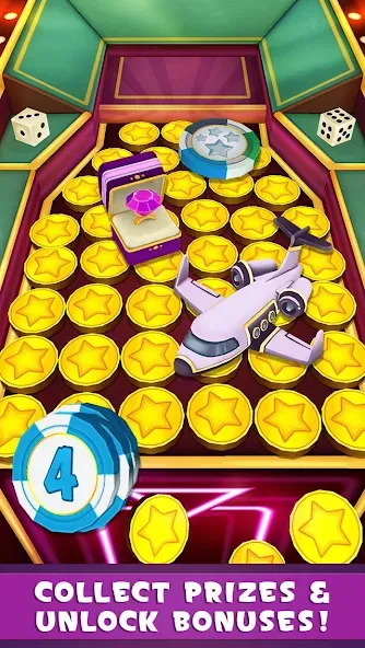 Coin Dozer: Casino (Коин Дозер)  [МОД Много денег] Screenshot 2