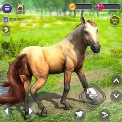 Скачать взлом Virtual Wild Horse Family Sim (Виртуальное семейство диких лошадей)  [МОД Menu] - полная версия apk на Андроид