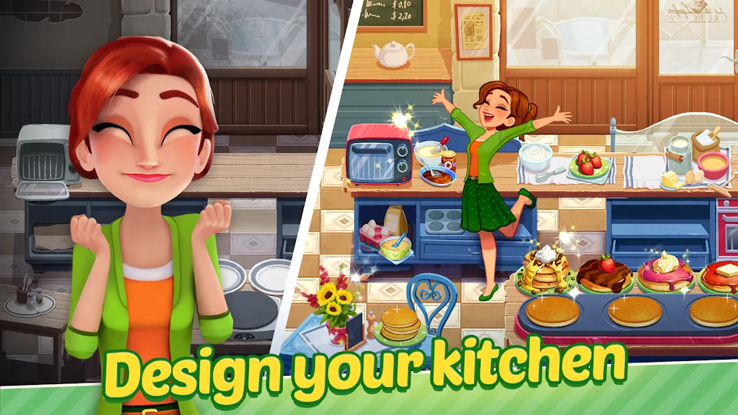 Delicious World - Cooking Game (Делишес Ворлд)  [МОД Mega Pack] Screenshot 1