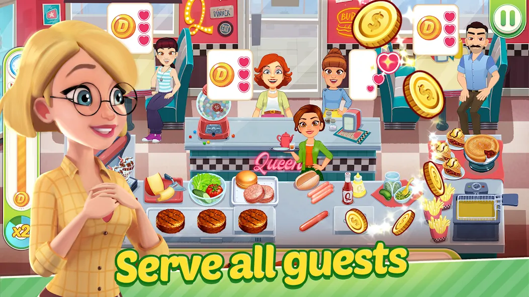 Delicious World - Cooking Game (Делишес Ворлд)  [МОД Mega Pack] Screenshot 3