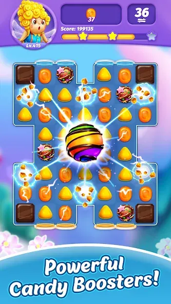 Candy Charming - Match 3 Games (энди Чарминг)  [МОД Много монет] Screenshot 2