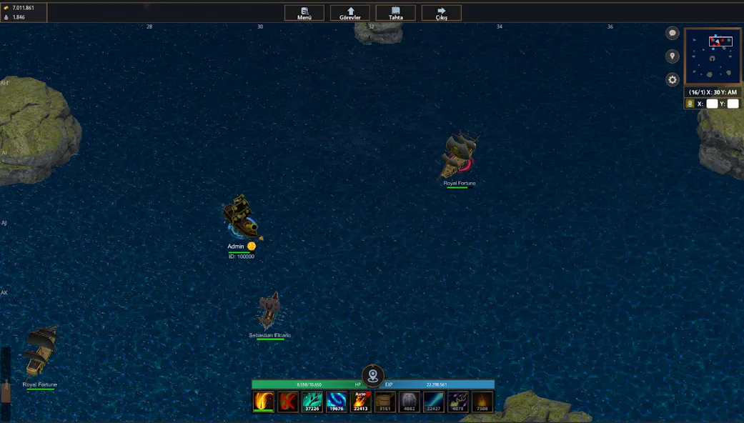 Battle of Sea: Pirate Fight (Битва на море)  [МОД Mega Pack] Screenshot 1