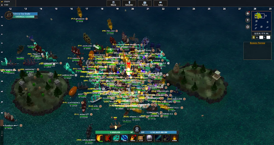 Battle of Sea: Pirate Fight (Битва на море)  [МОД Mega Pack] Screenshot 3