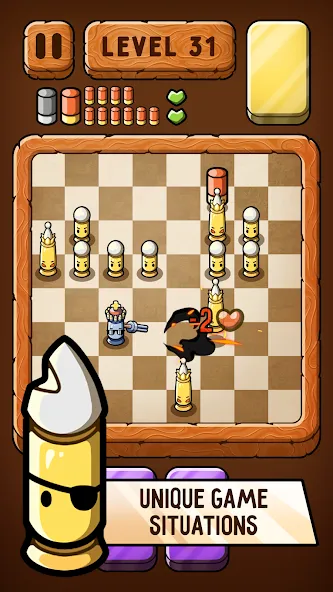 Bullet Chess: Board Shootout (Бюллет чесс)  [МОД Unlimited Money] Screenshot 4