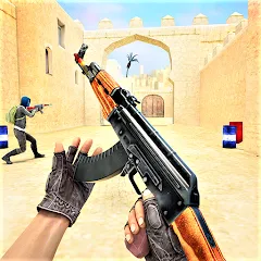 Скачать взломанную Commando Gun Shooting Games  [МОД Много денег] - стабильная версия apk на Андроид