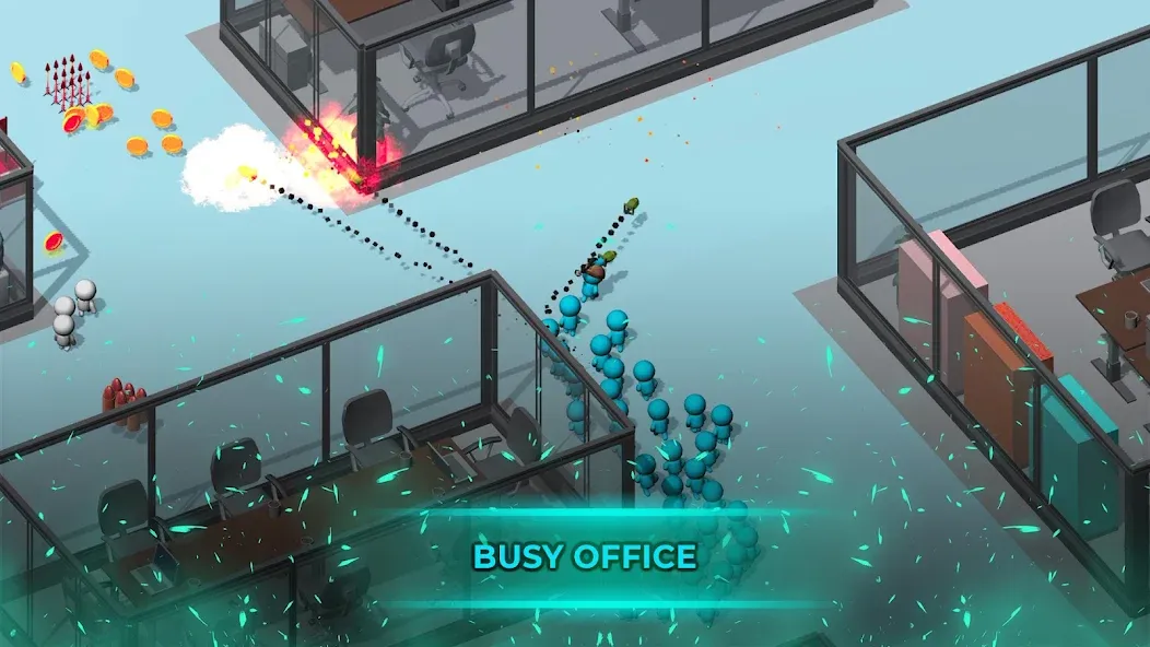 Crowd War - Action Game (Крауд Вар)  [МОД Много денег] Screenshot 1