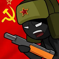 Взломанная Stickman WW2 (Стикмэн Вторая Мировая война)  [МОД Все открыто] - стабильная версия apk на Андроид