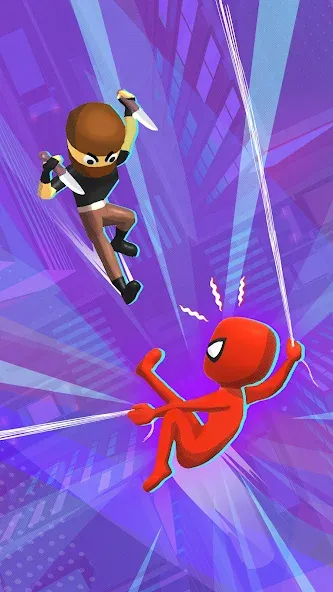 Web Master: Stickman Superhero (Вебмастер)  [МОД Mega Pack] Screenshot 1