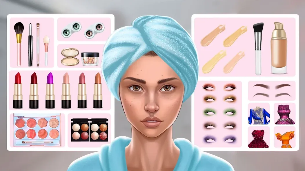 DIY Makeup: Beauty Makeup Game  [МОД Меню] Screenshot 4